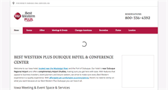 Desktop Screenshot of dbqhotel.com